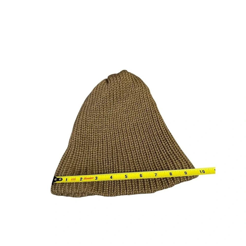 NEW knitted handmade beanie hat adult one size teen men women double layer thick